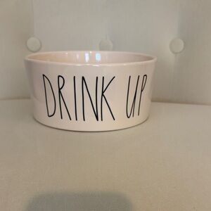 Rae Dunn Pink 'Drink Up' Bowl